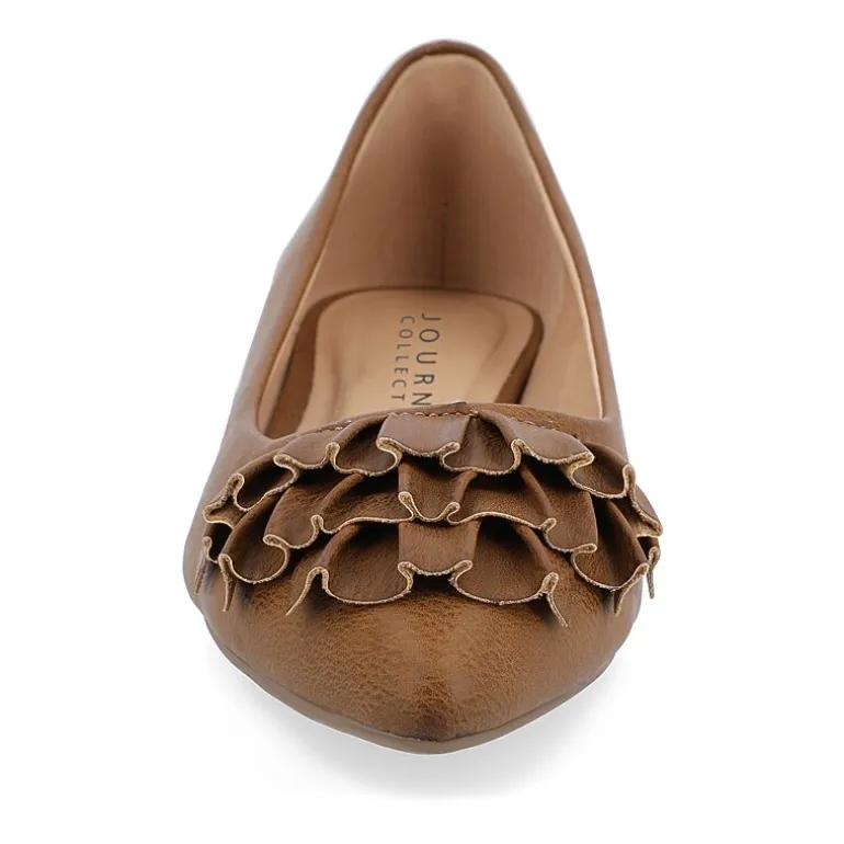 Journee Collection Womens Judy Slip-on Pointed Toe Ballet Flats