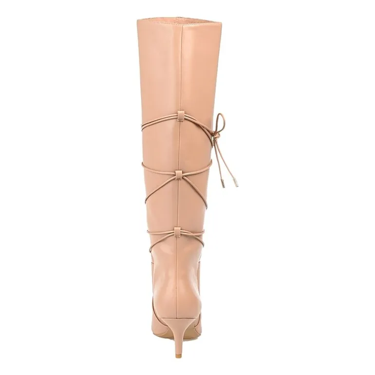 Journee Collection Womens Kaavia Stiletto Heel Riding Boots