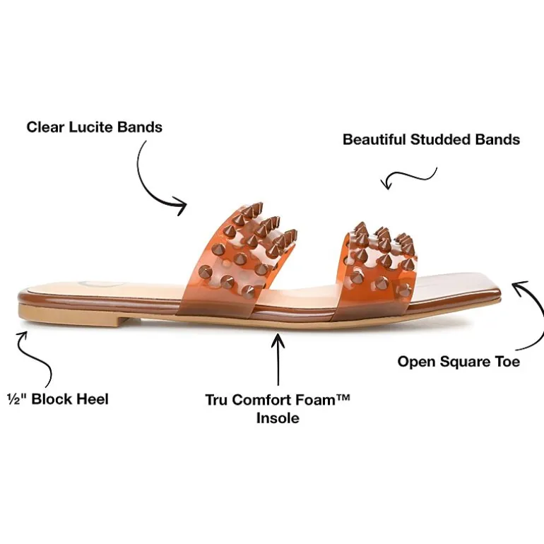 Journee Collection Womens Katari Flat Sandals