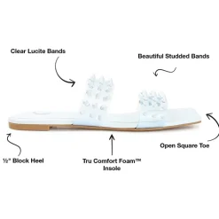 Journee Collection Womens Katari Flat Sandals