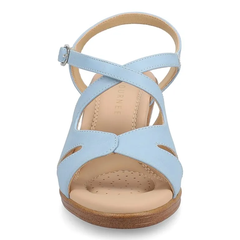 Journee Collection Womens Kedzieii Wedge Sandals
