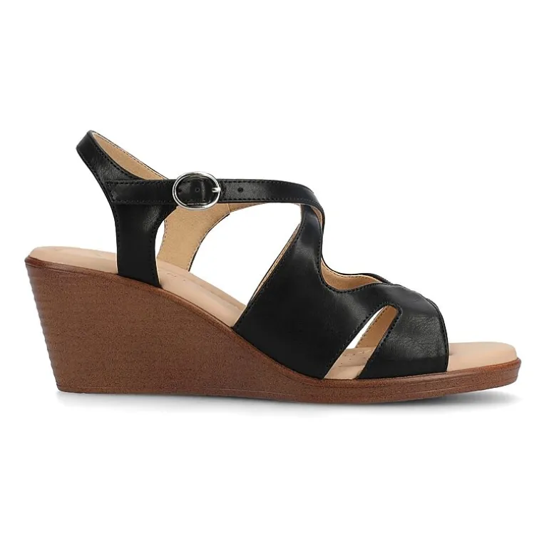 Journee Collection Womens Kedzieii Wedge Sandals