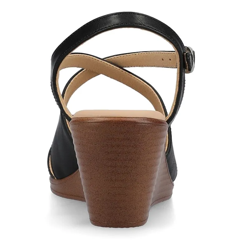 Journee Collection Womens Kedzieii Wedge Sandals