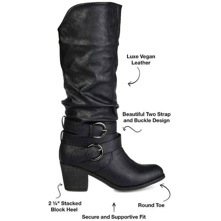 Journee Collection Womens Late Riding Boots