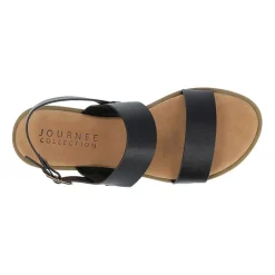 Journee Collection Womens Lavine Slingback Strap Flat Sandals