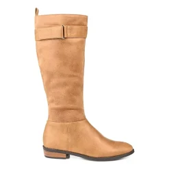Journee Collection Womens Lelanni Stacked Heel Riding Boots