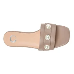 Journee Collection Womens Leonie Slide Sandals