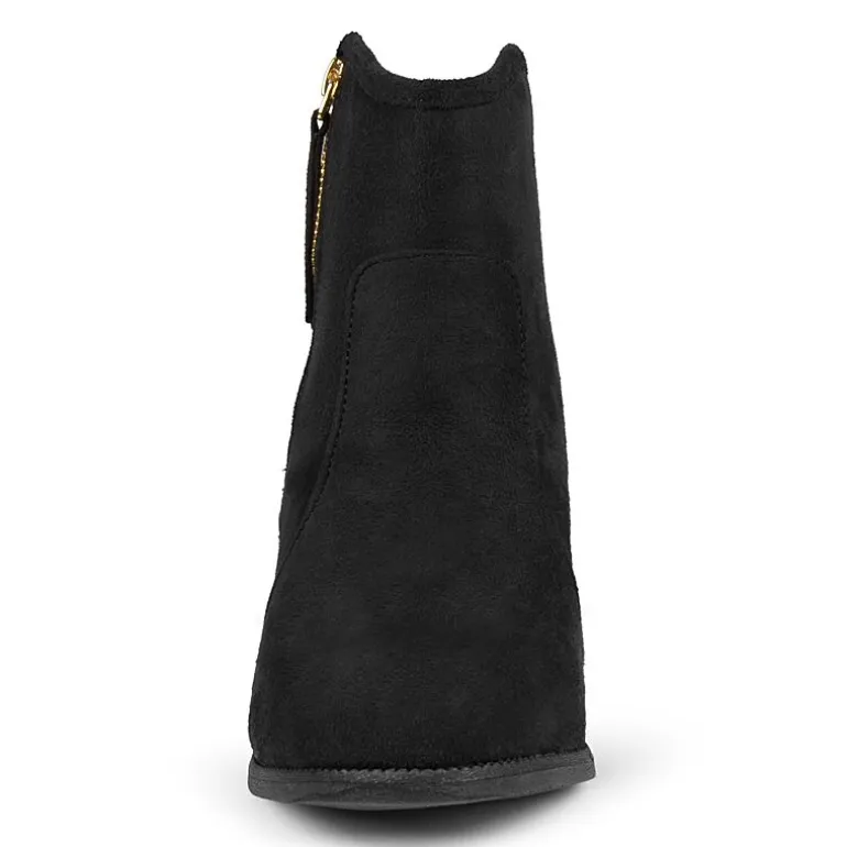 Journee Collection Womens Link Stacked Heel Booties