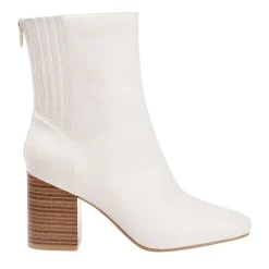 Journee Collection Womens Maize Stacked Heel Booties