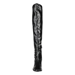 Journee Collection Womens Mariana Wide Calf Block Heel Over the Knee Boots