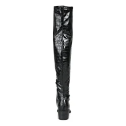 Journee Collection Womens Mariana Wide Calf Block Heel Over the Knee Boots