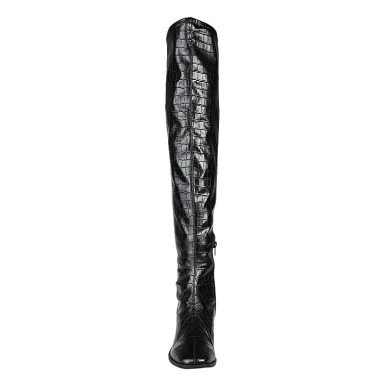 Journee Collection Womens Mariana Block Heel Over the Knee Boots