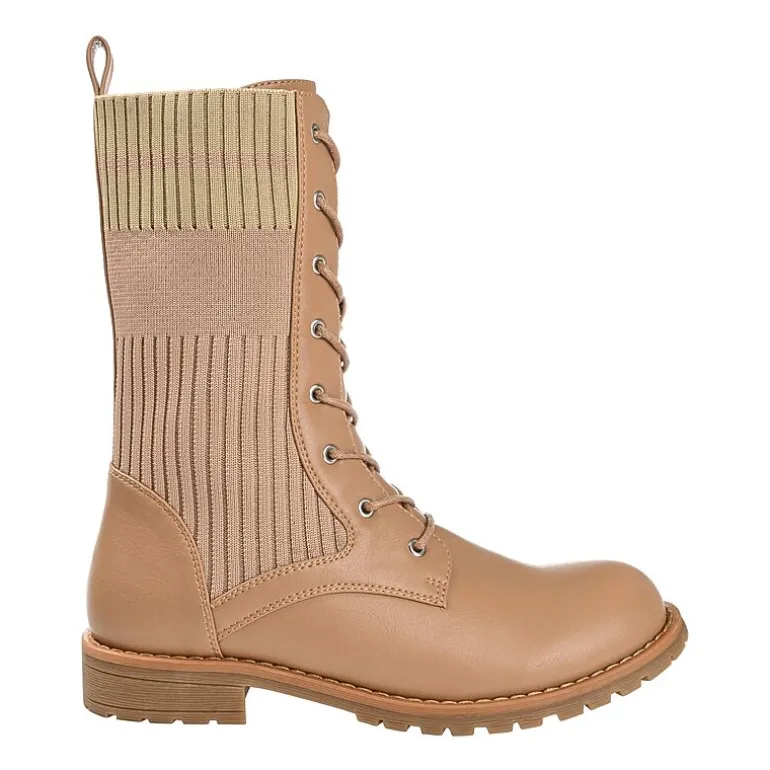 Journee Collection Womens Melei Stacked Heel Booties