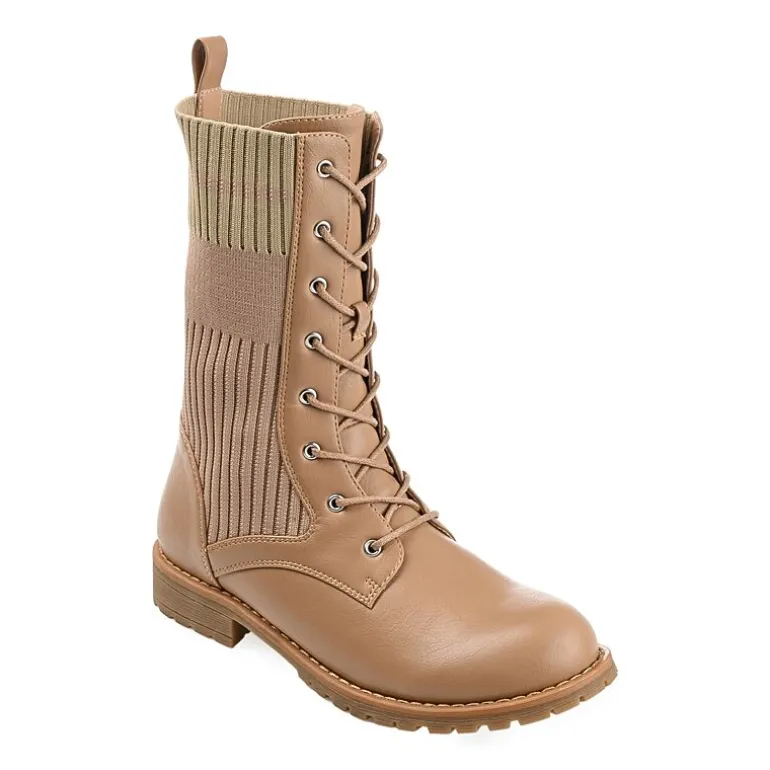 Journee Collection Womens Melei Stacked Heel Booties