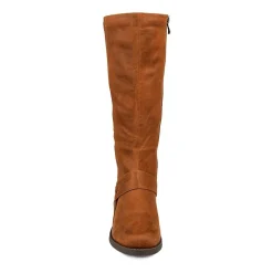 Journee Collection Womens Meg Stacked Heel Over the Knee Boots