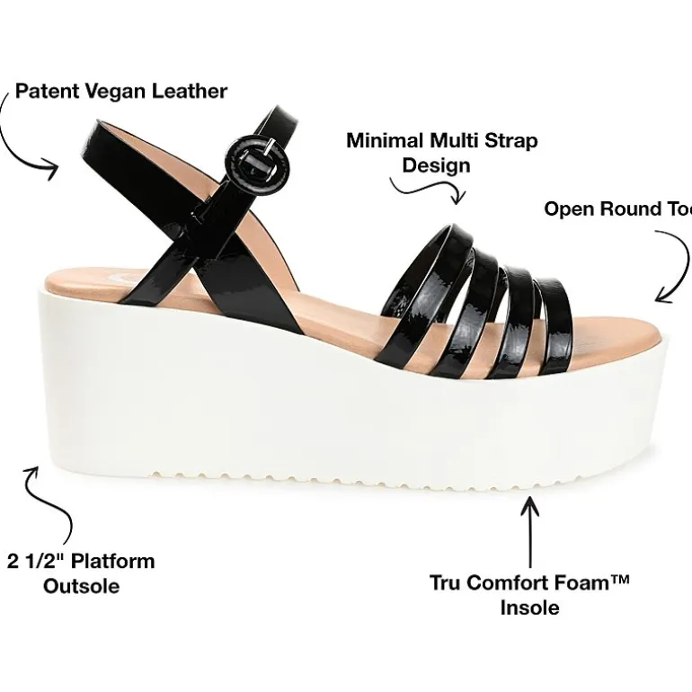 Journee Collection Womens Miragge Strap Sandals