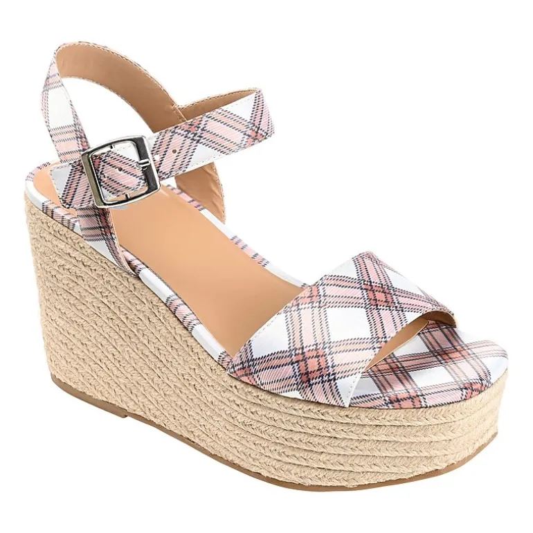 Journee Collection Womens Pearrl Wedge Sandals