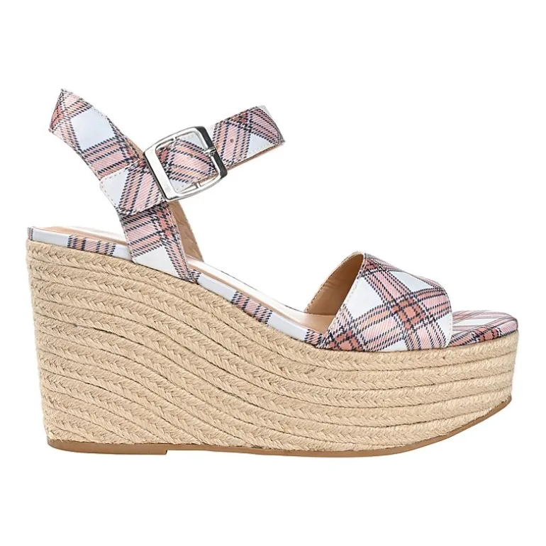 Journee Collection Womens Pearrl Wedge Sandals