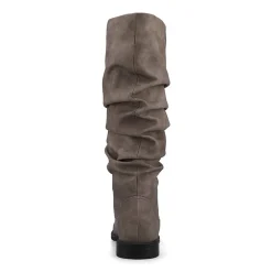 Journee Collection Womens Pennie Block Heel Dress Boots