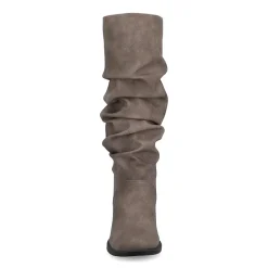 Journee Collection Womens Pennie Block Heel Dress Boots