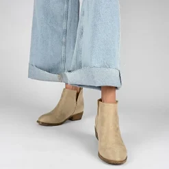 Journee Collection Womens Rimi Block Heel Booties