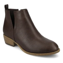 Journee Collection Womens Rimi Block Heel Booties
