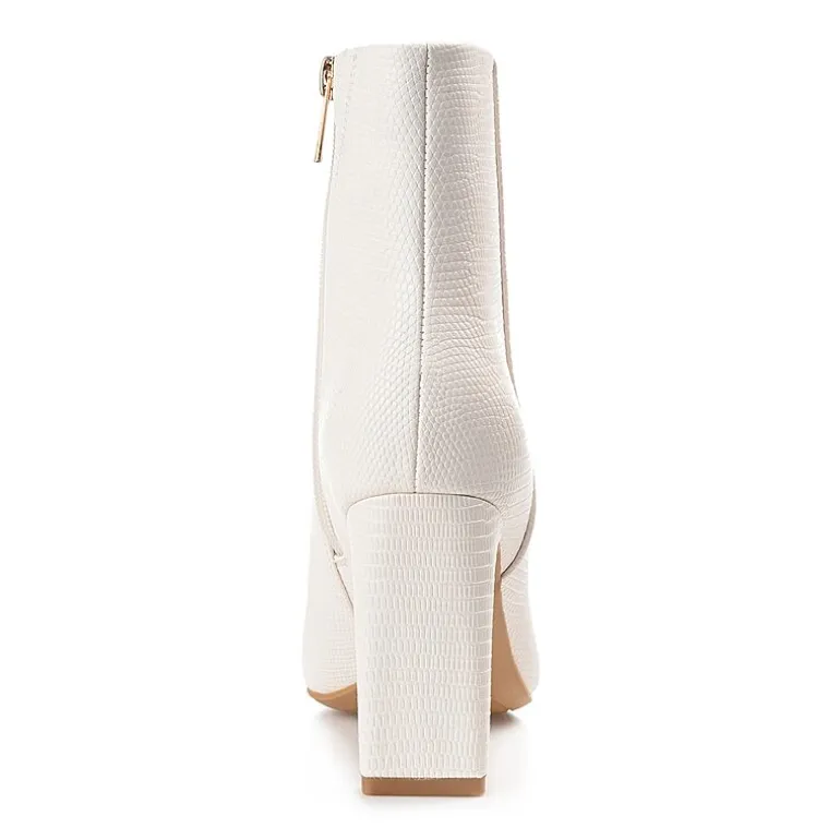 Journee Collection Womens Sarla Block Heel Booties