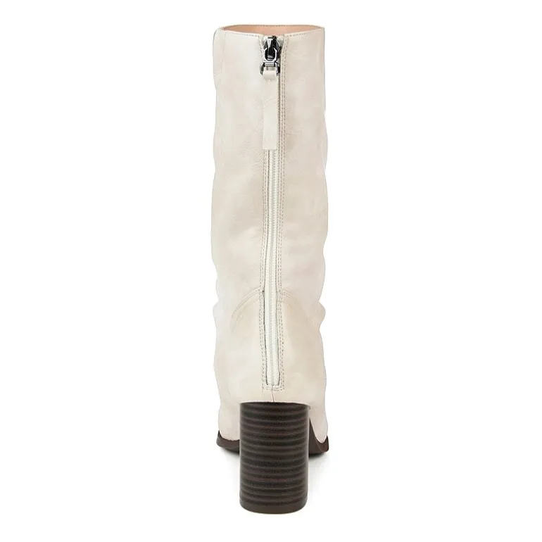 Journee Collection Womens Sequoia Stacked Heel Slouch Boots