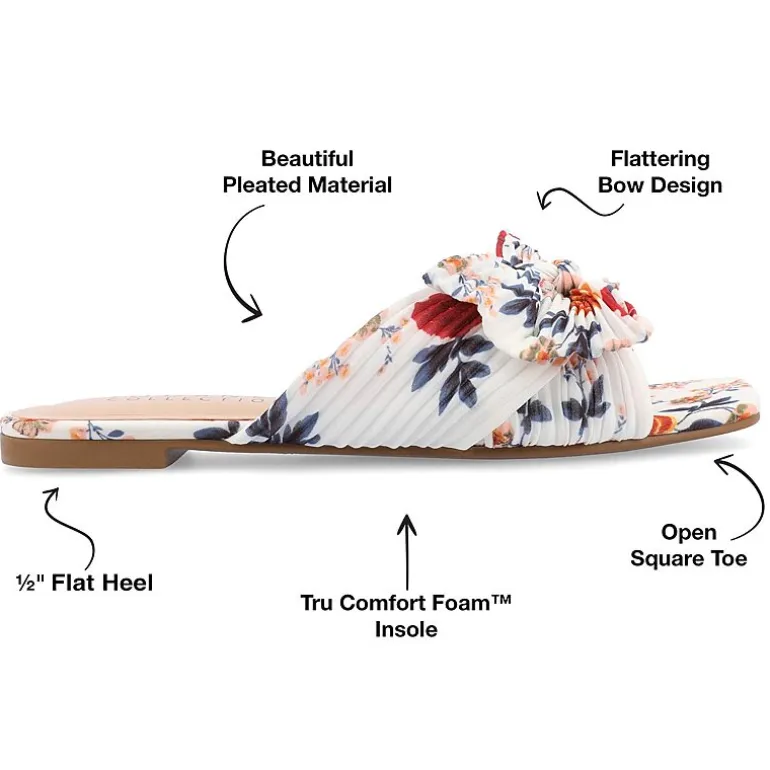 Journee Collection Womens Serlina Slide Sandals