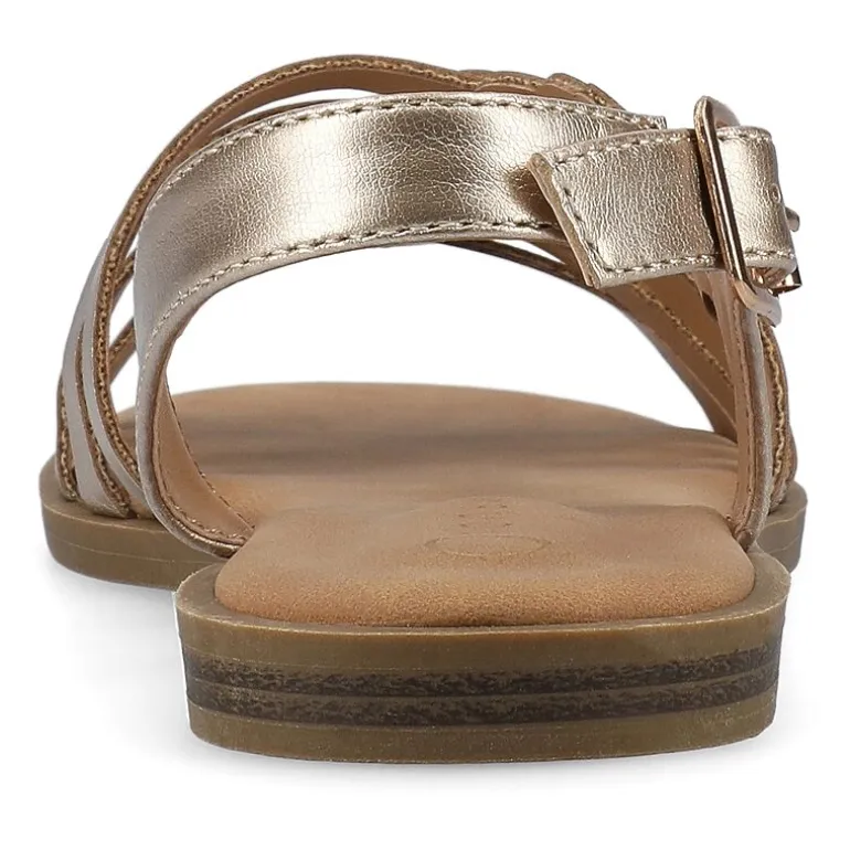 Journee Collection Womens Solay Ankle Strap Flat Sandals