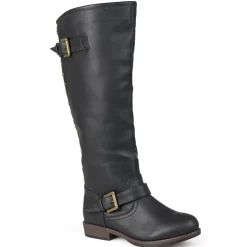 Journee Collection Womens Spokane Studded Riding Boots
