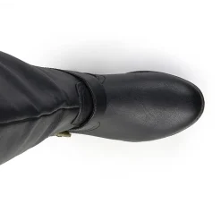 Journee Collection Womens Spokane Studded Riding Boots