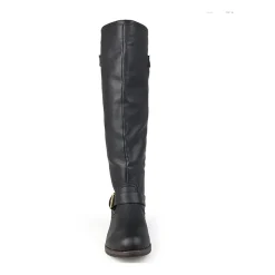 Journee Collection Womens Spokane Studded Riding Boots