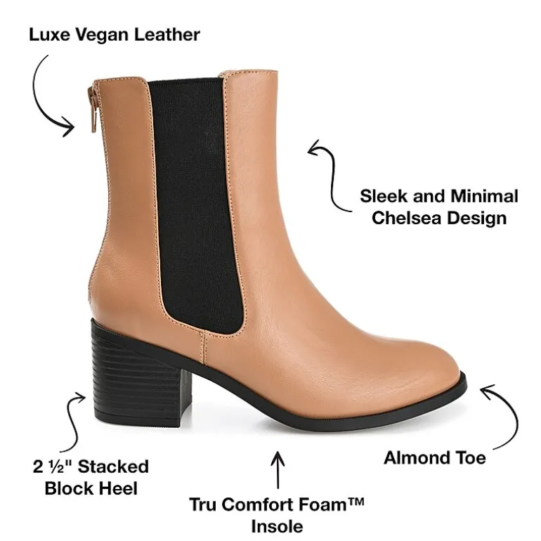 Journee Collection Womens Tayshia Stacked Heel Booties