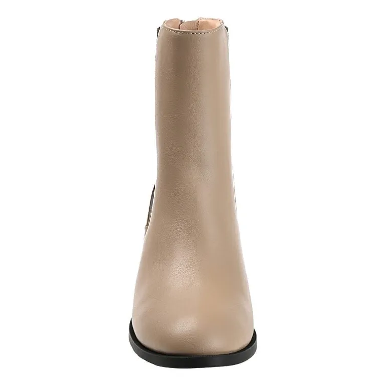 Journee Collection Womens Tayshia Stacked Heel Booties