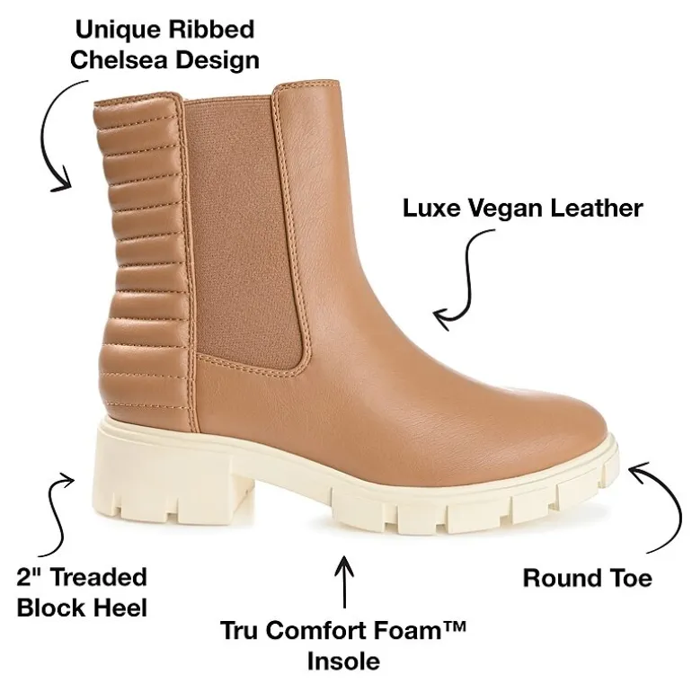 Journee Collection Womens Tatiana Block Heel Booties