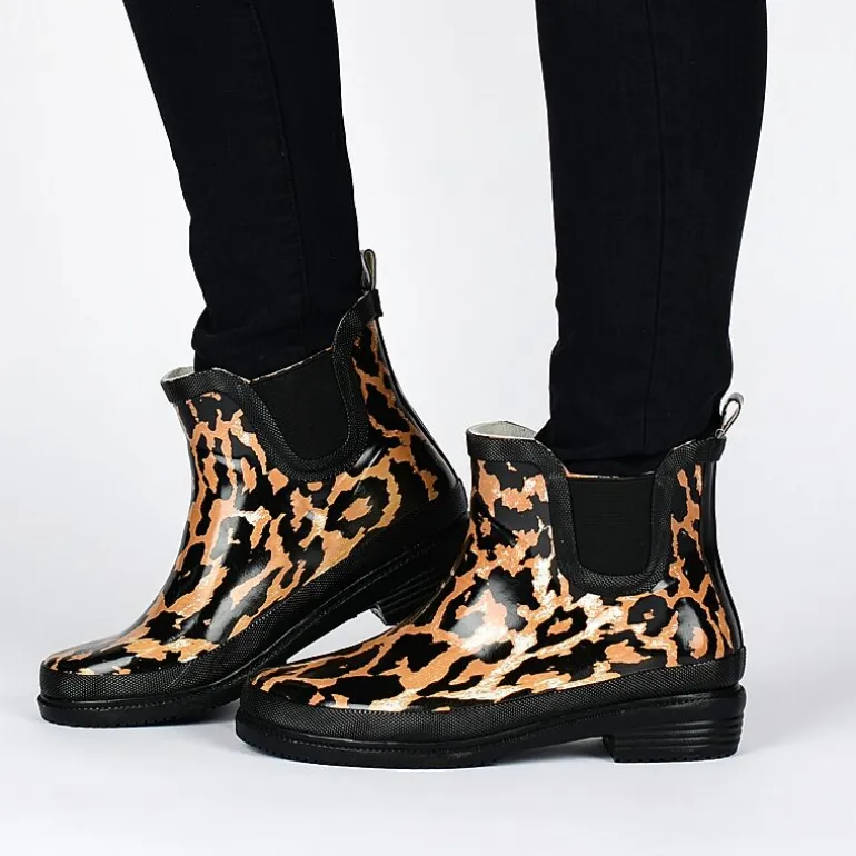 Journee Collection Womens Tekoa Block Heel Rain Boots