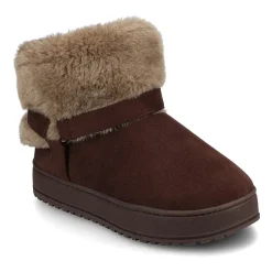 Journee Collection Womens Thada Flat Heel Booties
