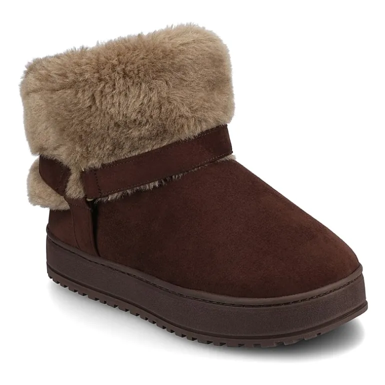 Journee Collection Womens Thada Flat Heel Booties