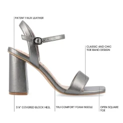 Journee Collection Womens Tivona Heeled Sandals