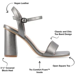 Journee Collection Womens Tivona Heeled Sandals