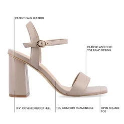 Journee Collection Womens Tivona Heeled Sandals