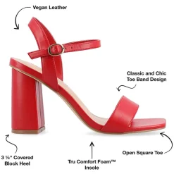 Journee Collection Womens Tivona Heeled Sandals