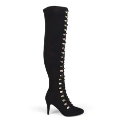 Journee Collection Womens Trill Stiletto Heel Over the Knee Boots
