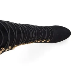 Journee Collection Womens Trill Stiletto Heel Over the Knee Boots