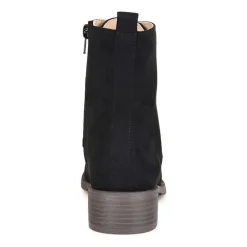 Journee Collection Womens Vienna Block Heel Combat Boots
