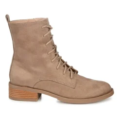 Journee Collection Womens Vienna Block Heel Combat Boots