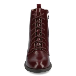 Journee Collection Womens Vienna Block Heel Combat Boots
