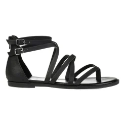 Journee Collection Womens Zailie Criss Cross Strap Flat Sandals