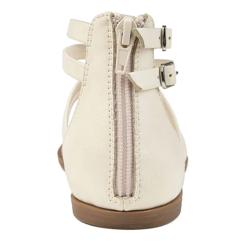 Journee Collection Womens Zailie Criss Cross Strap Flat Sandals